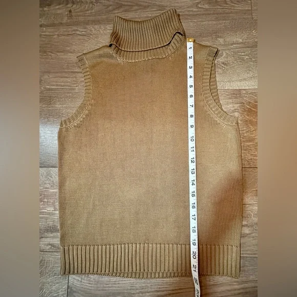 Lauren Ralph Lauren 100% Silk Sleeveless Turtleneck – Size M - Picture 9 of 11